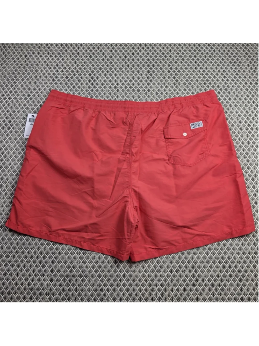 Polo Ralph Lauren Traveler Swim Trunks Mens 5XB Coral Red Big & Tall NWT